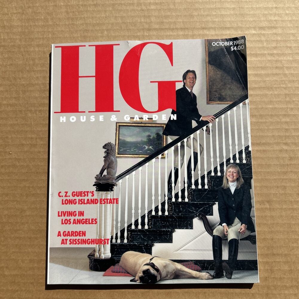 HG House & Garden Oct 1988 C.Z. Guest Andre Leon Talley Elsa Peretti Vintage